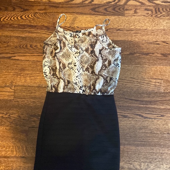 Pinc Premium brand - Snake skin and black bodycon bottom - Picture 3 of 3